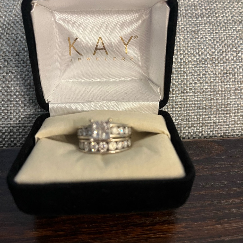 Kay Jewelers Silver Multi-Stone Ring